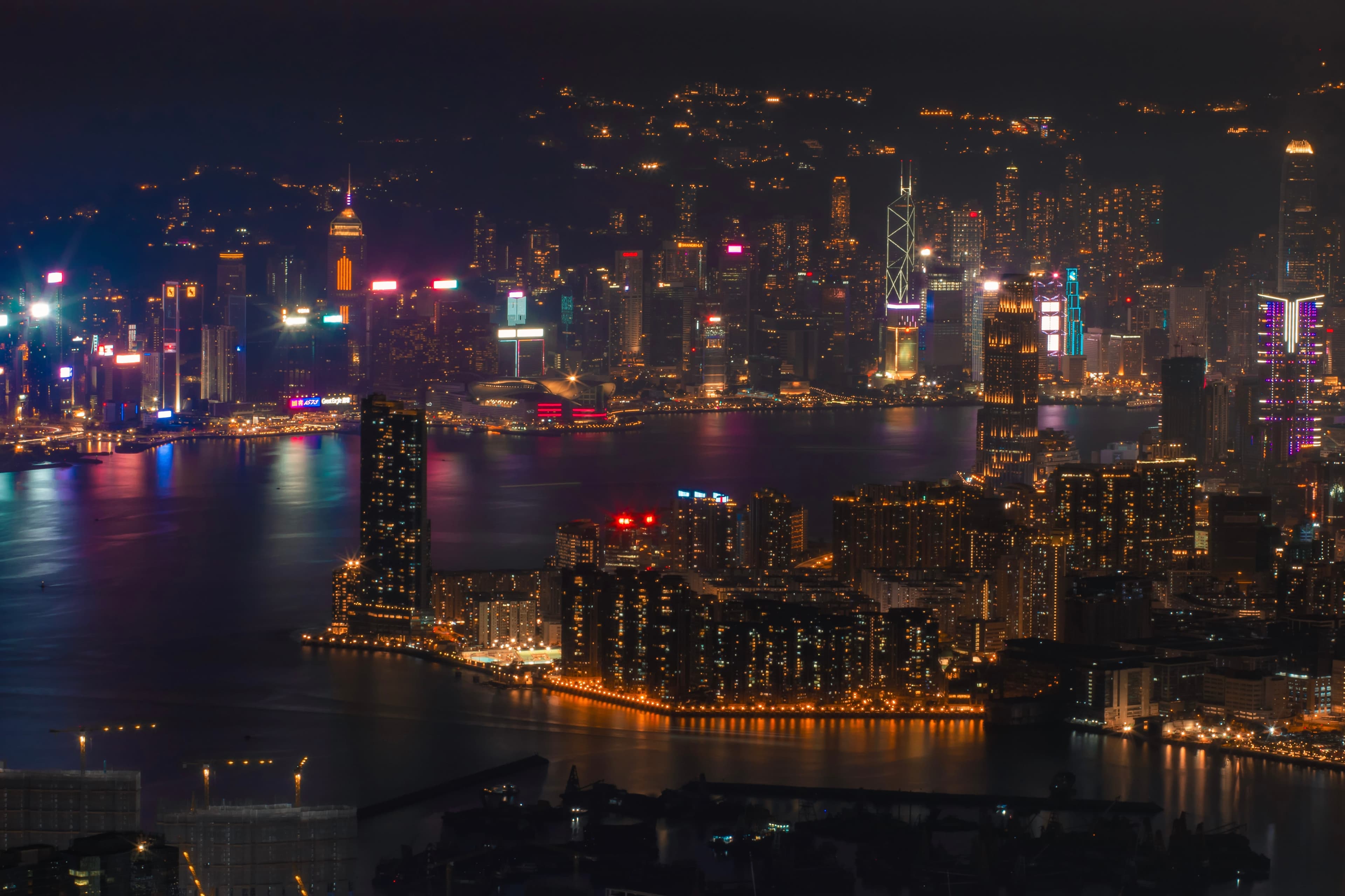 Hong Kong at night