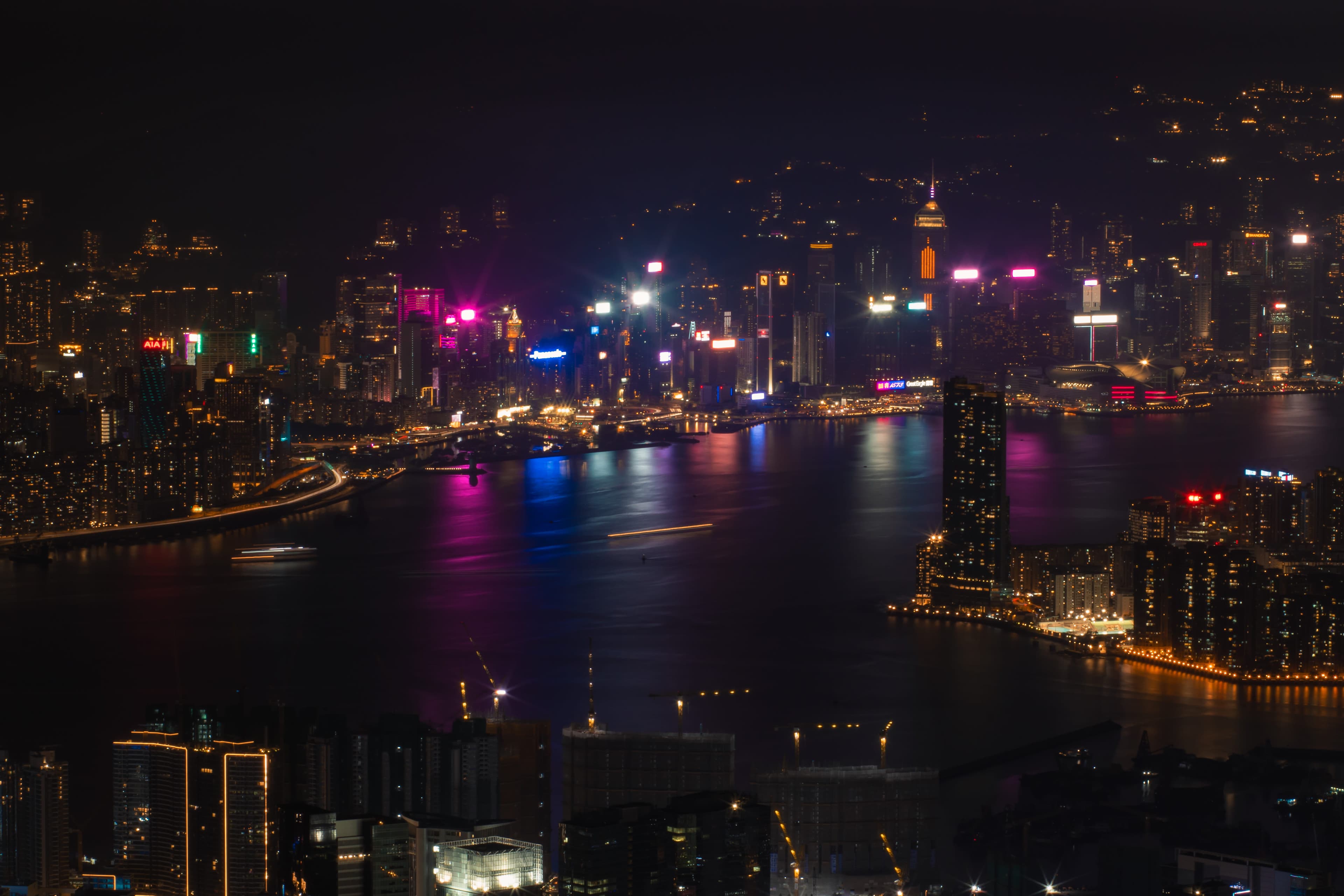 Hong Kong at night